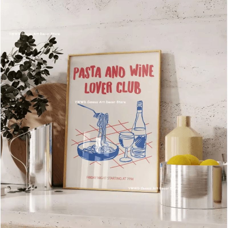 Bon Appetit Coffee Canvas Wall Art Moka Pot Espresso Poster For Kitchen Decor 19