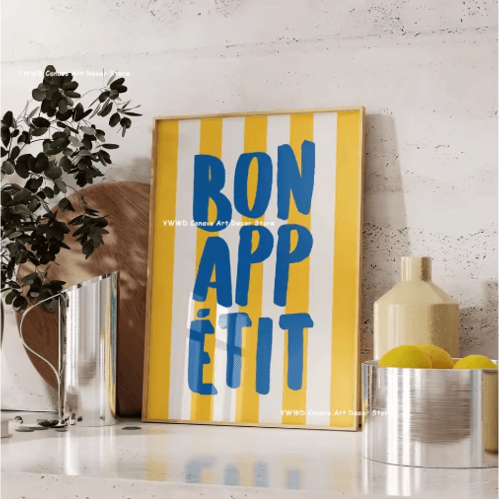 Bon Appetit Coffee Canvas Wall Art Moka Pot Espresso Poster For Kitchen Decor 28