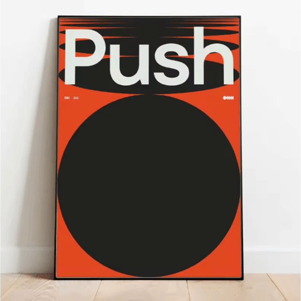 Modern Inspirational Quote Canvas Wall Art Retro Typography Home Decor 19