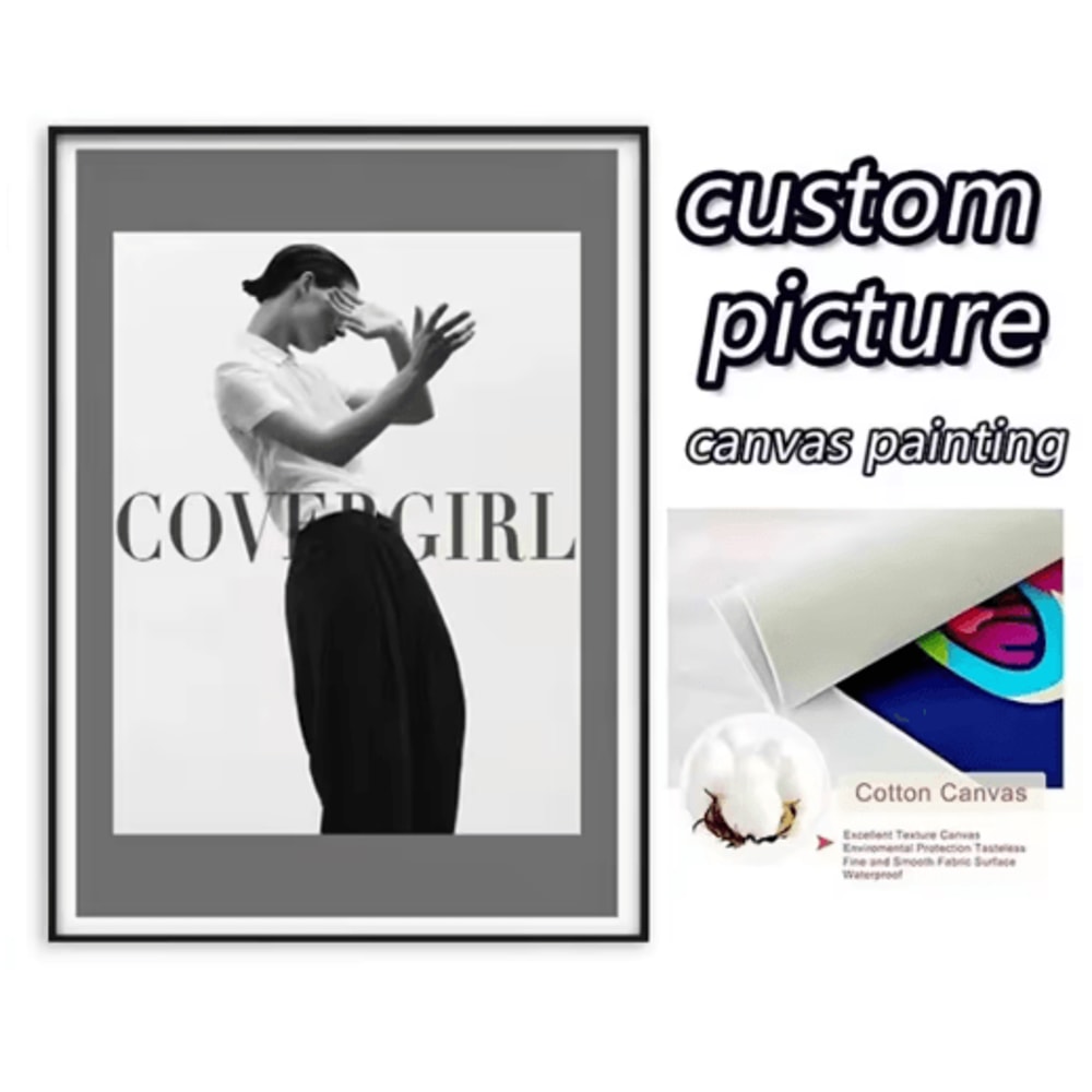 Japanese Blue Wave Canvas Wall Art Vintage Abstract Ocean Print 1