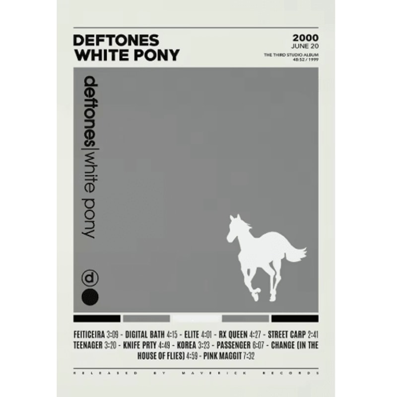 Deftones Album Cover Canvas Poster Alternative Rock Wall Art Decor 3