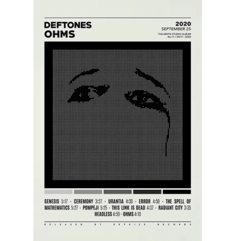 Deftones Album Cover Canvas Poster Alternative Rock Wall Art Decor 4