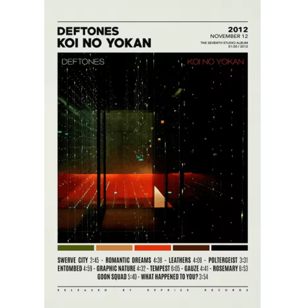 Deftones Album Cover Canvas Poster Alternative Rock Wall Art Decor 5