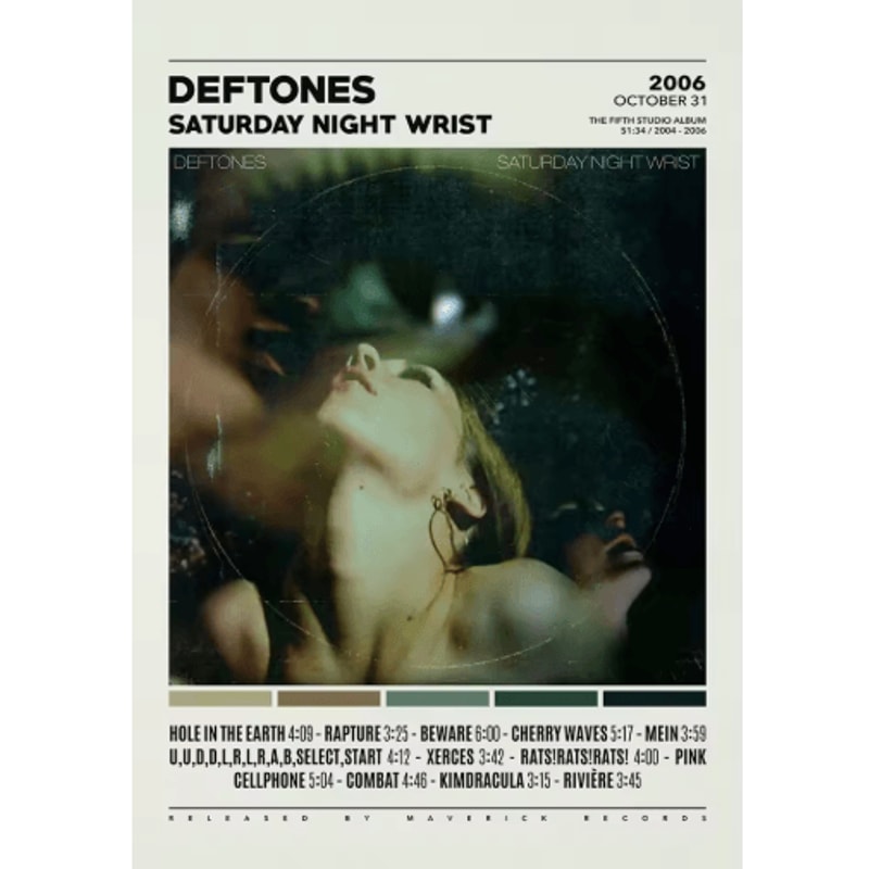 Deftones Album Cover Canvas Poster Alternative Rock Wall Art Decor 6