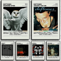 deftones album cover canvas poster – alternative rock wall art decor