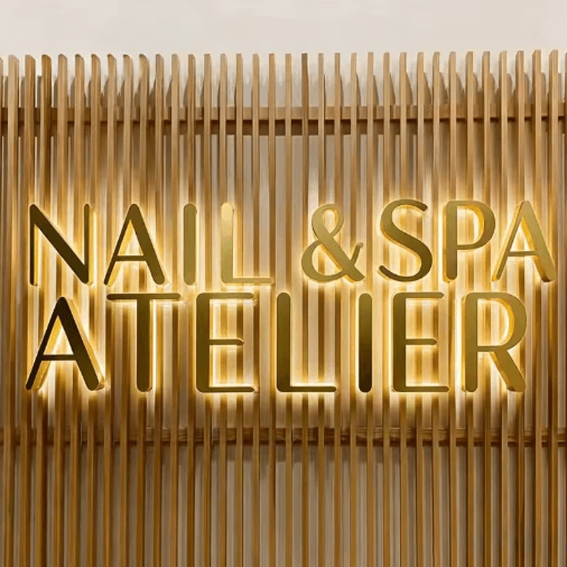 Custom 3D Backlit LED Shop Sign Luminous Business Signage For Salons Stores 4