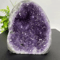 Natural Amethyst Crystal Cluster Raw Quartz Geode Healing Stone Decor 4