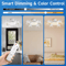 Modern LED Ceiling Fan With Light Remote Control 3Speed Adjustable Fan Light 5