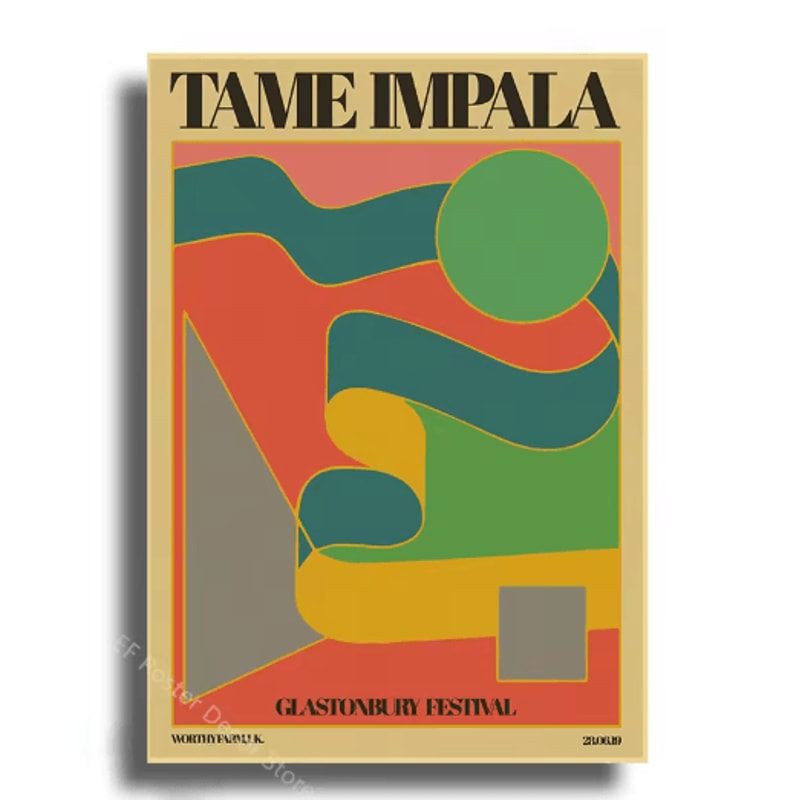 Aesthetic Indie Music Poster Set Retro Album Wall Art Prints For Room Decor 13