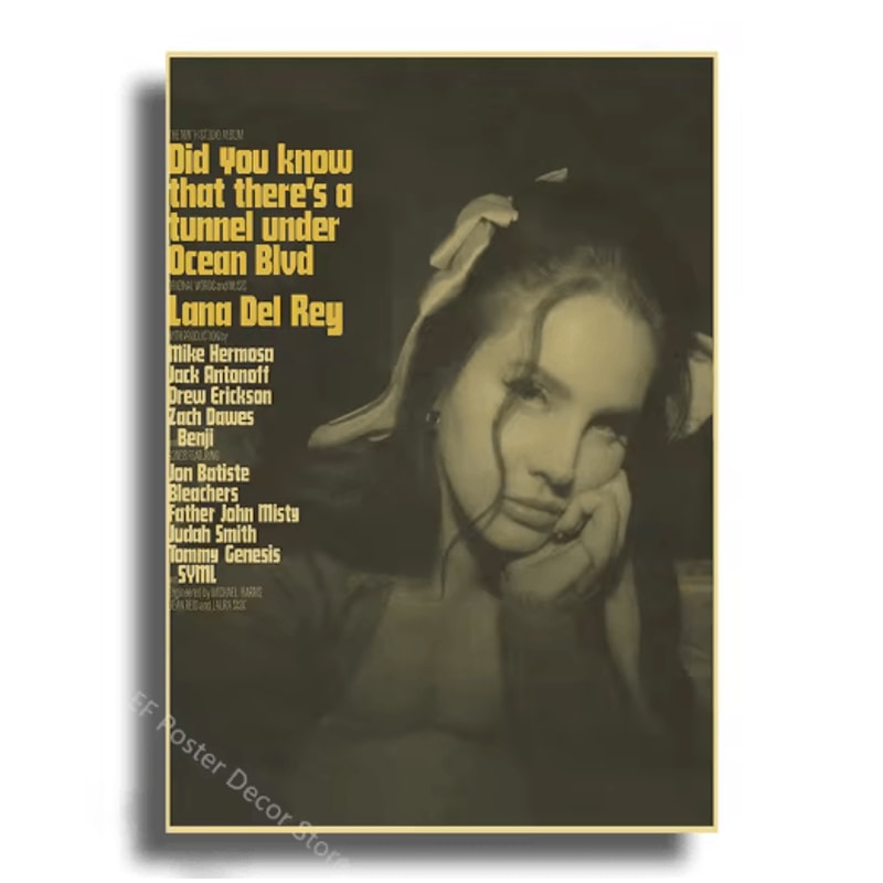 Aesthetic Indie Music Poster Set Retro Album Wall Art Prints For Room Decor 2