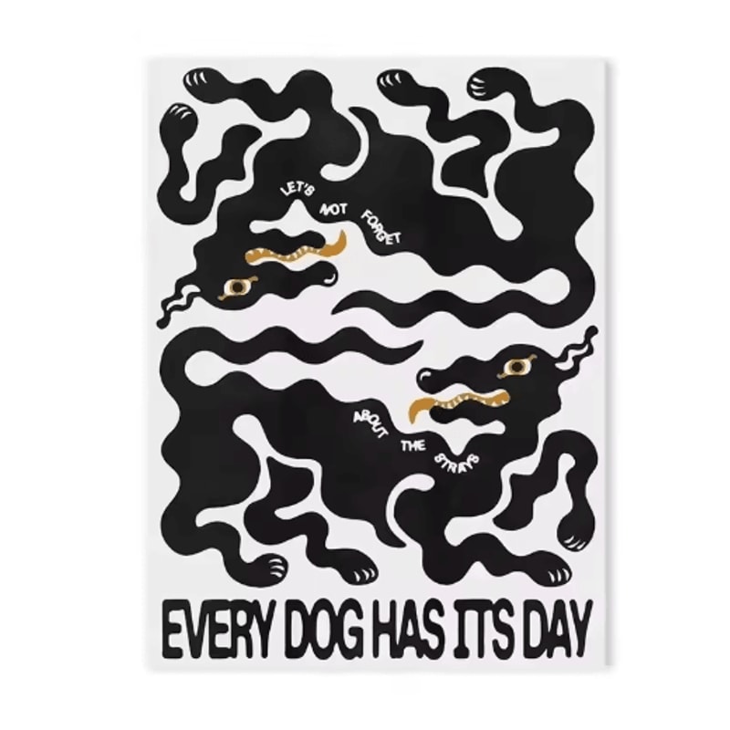 Modern Blue Wave Abstract Poster Minimalist Ocean Wall Art Print 17