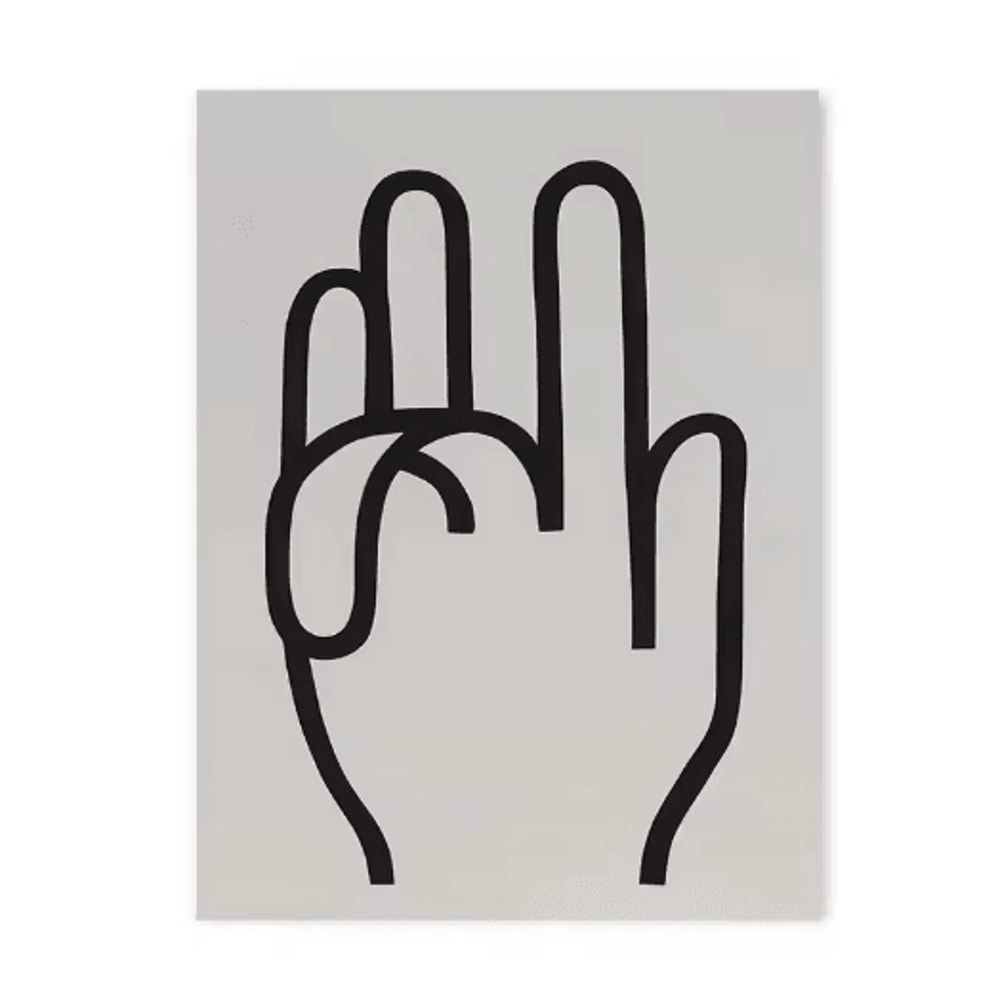 Modern Blue Wave Abstract Poster Minimalist Ocean Wall Art Print 18