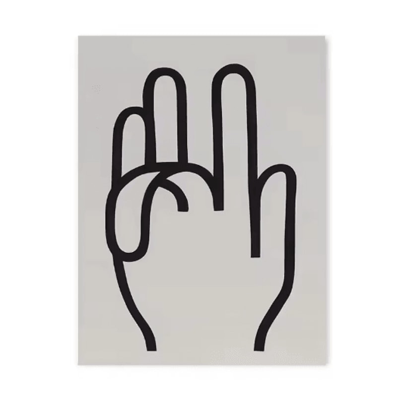 Modern Blue Wave Abstract Poster Minimalist Ocean Wall Art Print 18