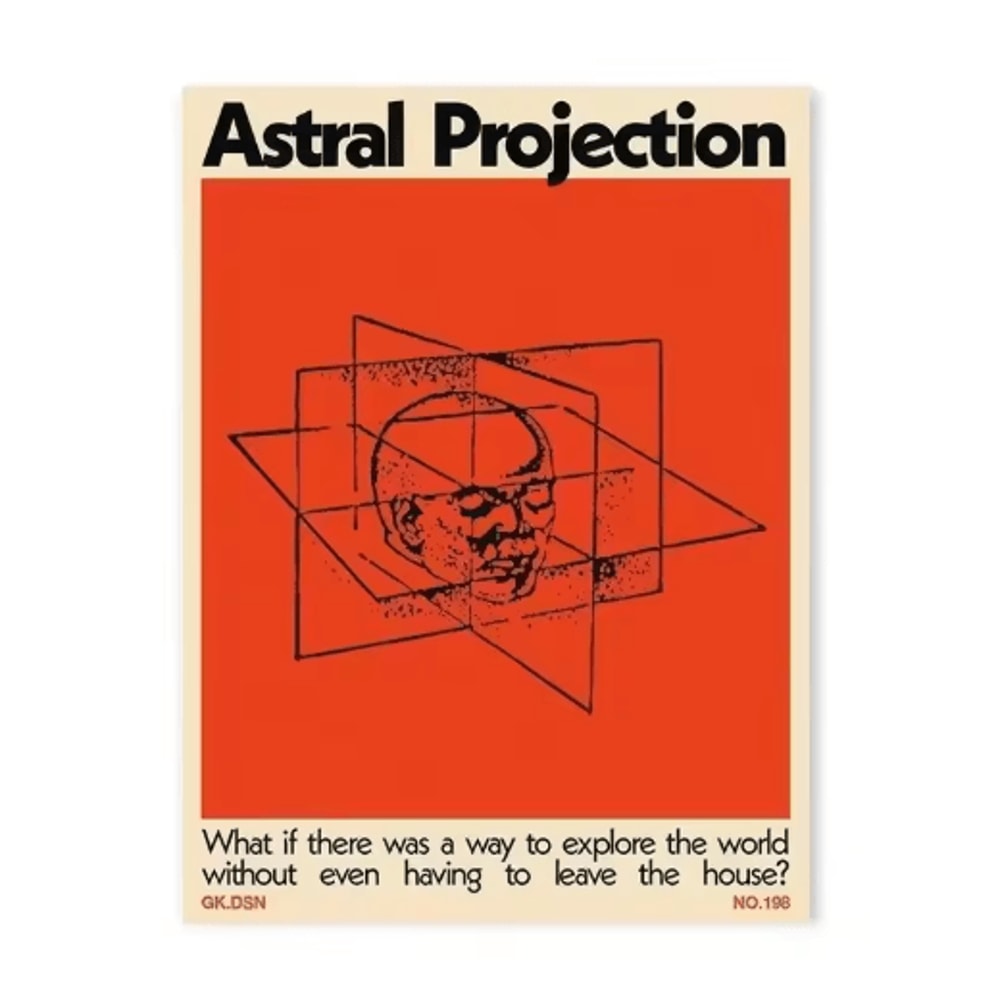 Modern Blue Wave Abstract Poster Minimalist Ocean Wall Art Print 4