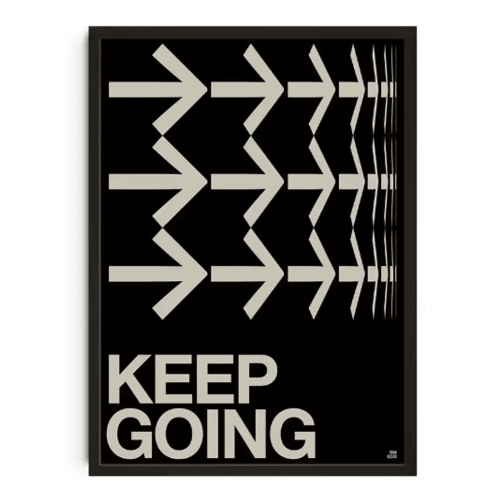 Retro Abstract Canvas Wall Art Nourishing Soul Modern Home Decor Print 10