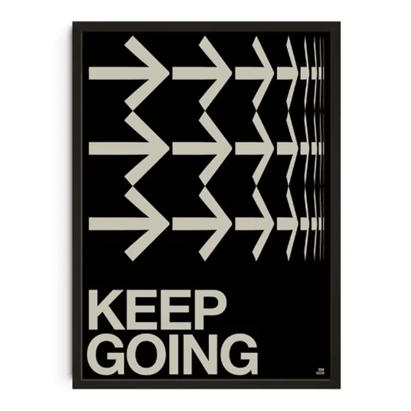 Retro Abstract Canvas Wall Art Nourishing Soul Modern Home Decor Print 10