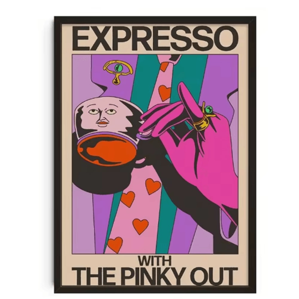 Retro Abstract Canvas Wall Art Nourishing Soul Modern Home Decor Print 4