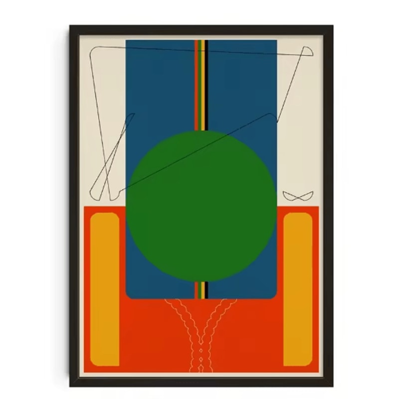 Retro Abstract Canvas Wall Art Nourishing Soul Modern Home Decor Print 11