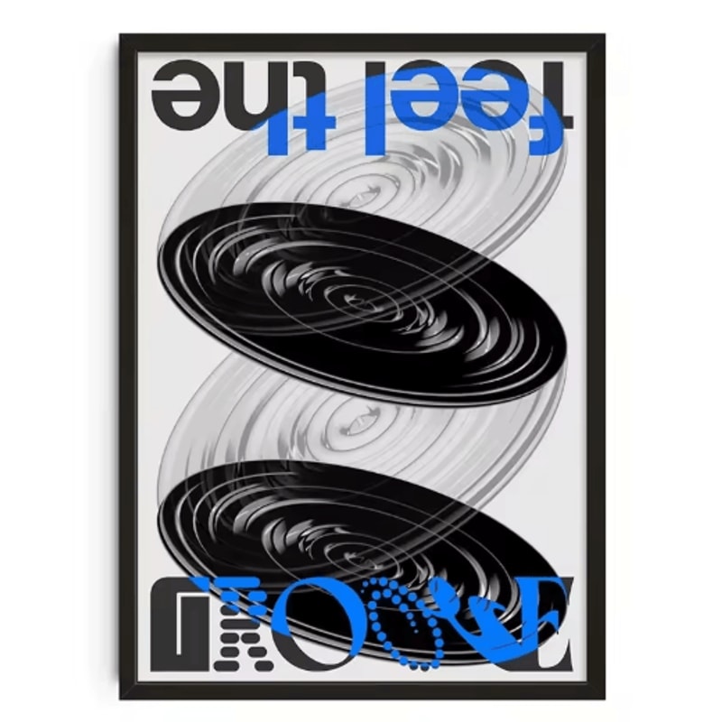 Retro Abstract Canvas Wall Art Nourishing Soul Modern Home Decor Print 12