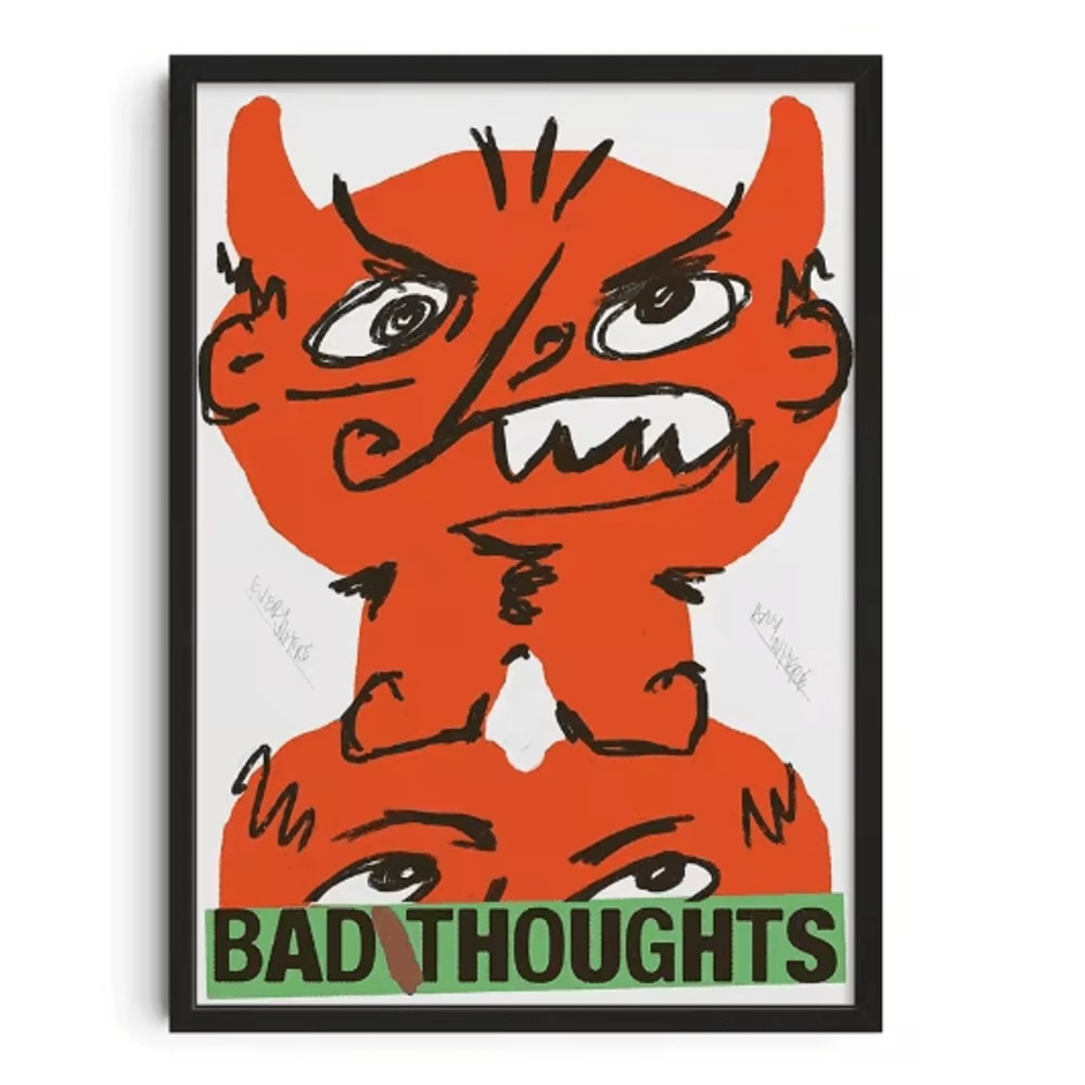 Retro Abstract Canvas Wall Art Nourishing Soul Modern Home Decor Print 19