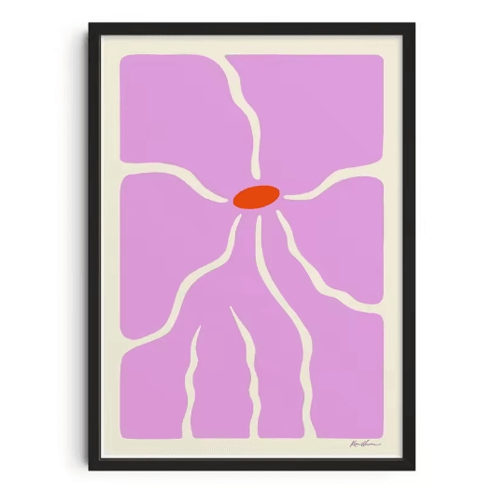 Retro Abstract Canvas Wall Art Nourishing Soul Modern Home Decor Print 22