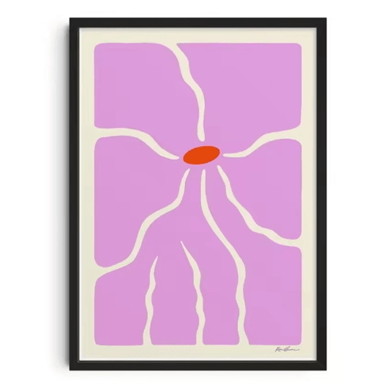 Retro Abstract Canvas Wall Art Nourishing Soul Modern Home Decor Print 22