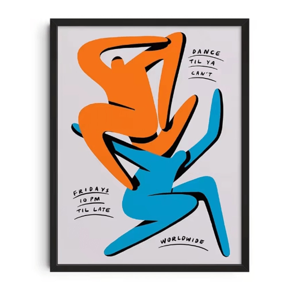 Retro Abstract Canvas Wall Art Nourishing Soul Modern Home Decor Print 26