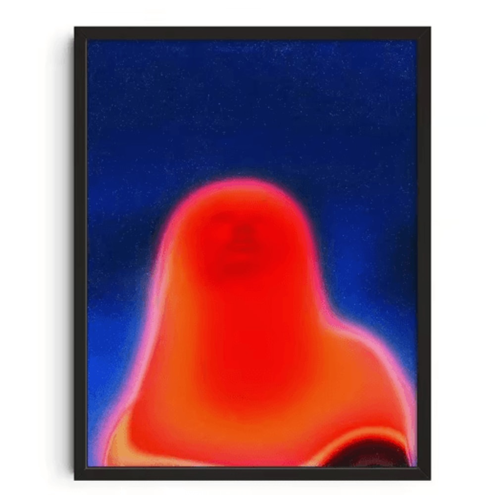 Retro Abstract Canvas Wall Art Nourishing Soul Modern Home Decor Print 29