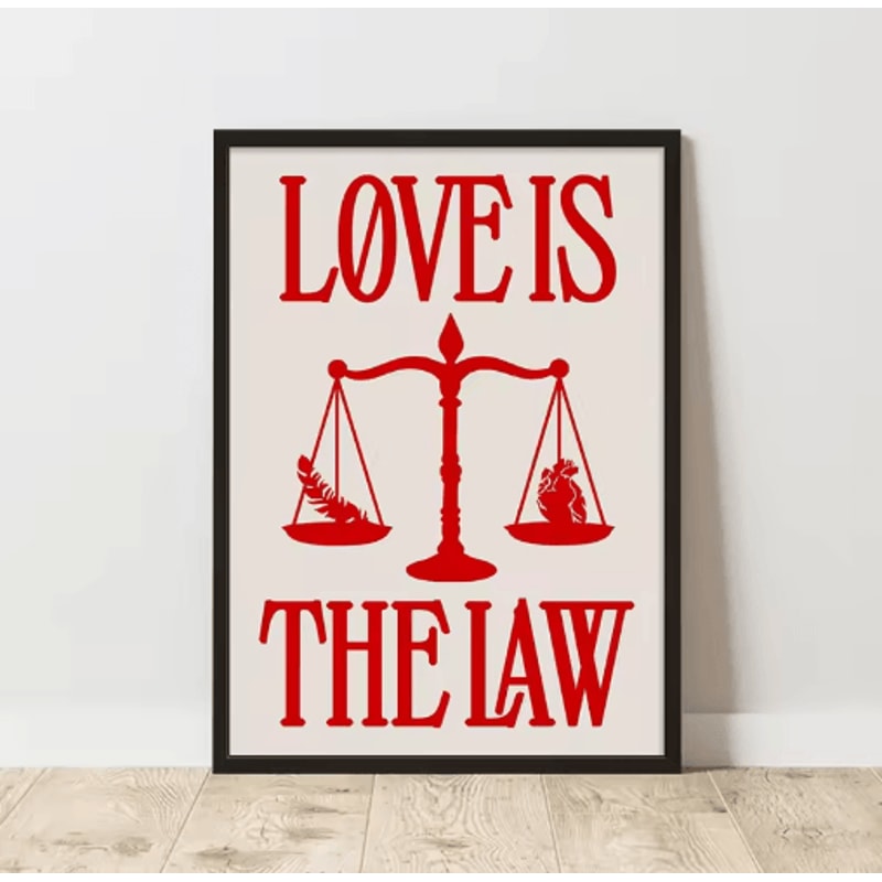 Retro Abstract Canvas Poster Frameless Modern Wall Art Decor Print 1