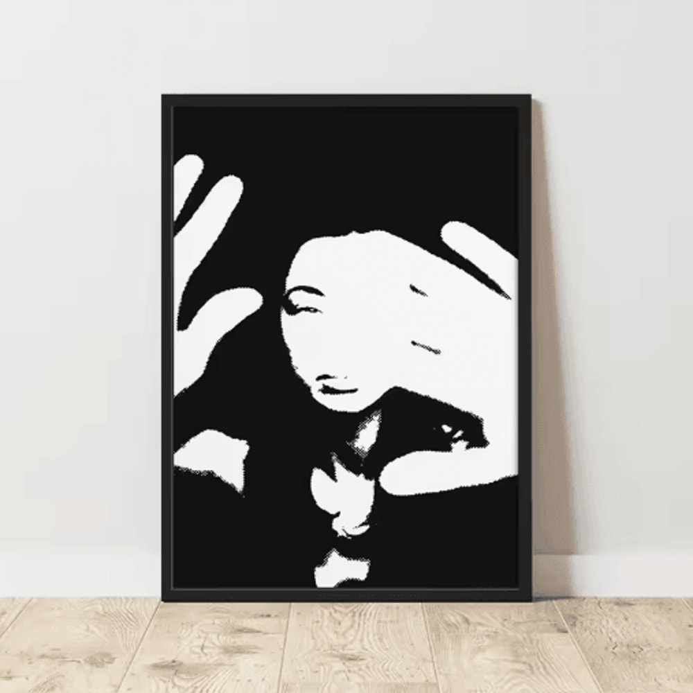 Retro Abstract Canvas Poster Frameless Modern Wall Art Decor Print 15