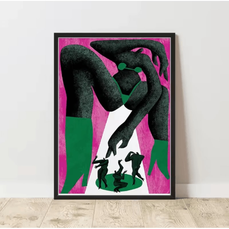 Retro Abstract Canvas Poster Frameless Modern Wall Art Decor Print 19