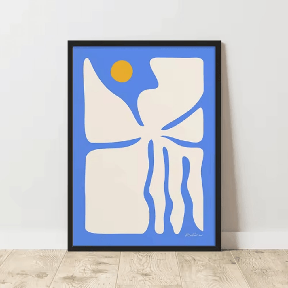 Retro Abstract Canvas Poster Frameless Modern Wall Art Decor Print 4