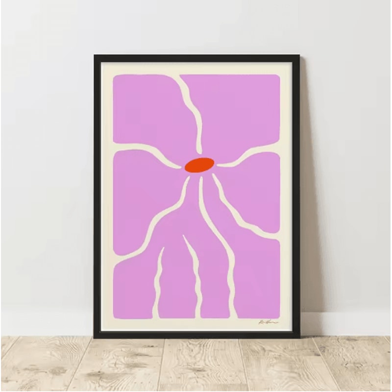 Retro Abstract Canvas Poster Frameless Modern Wall Art Decor Print 5