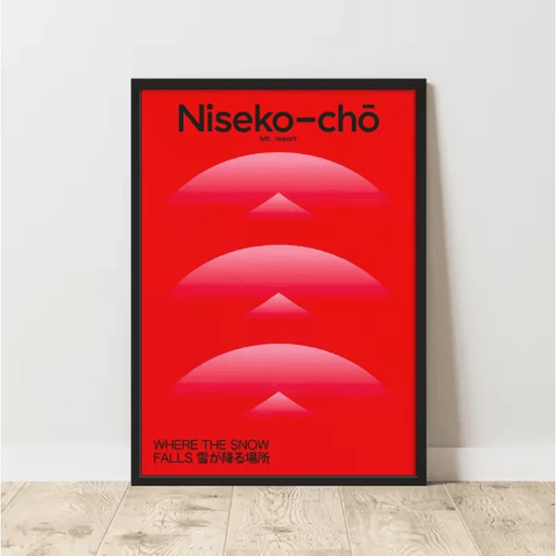 Retro Abstract Canvas Poster Frameless Modern Wall Art Decor Print 9