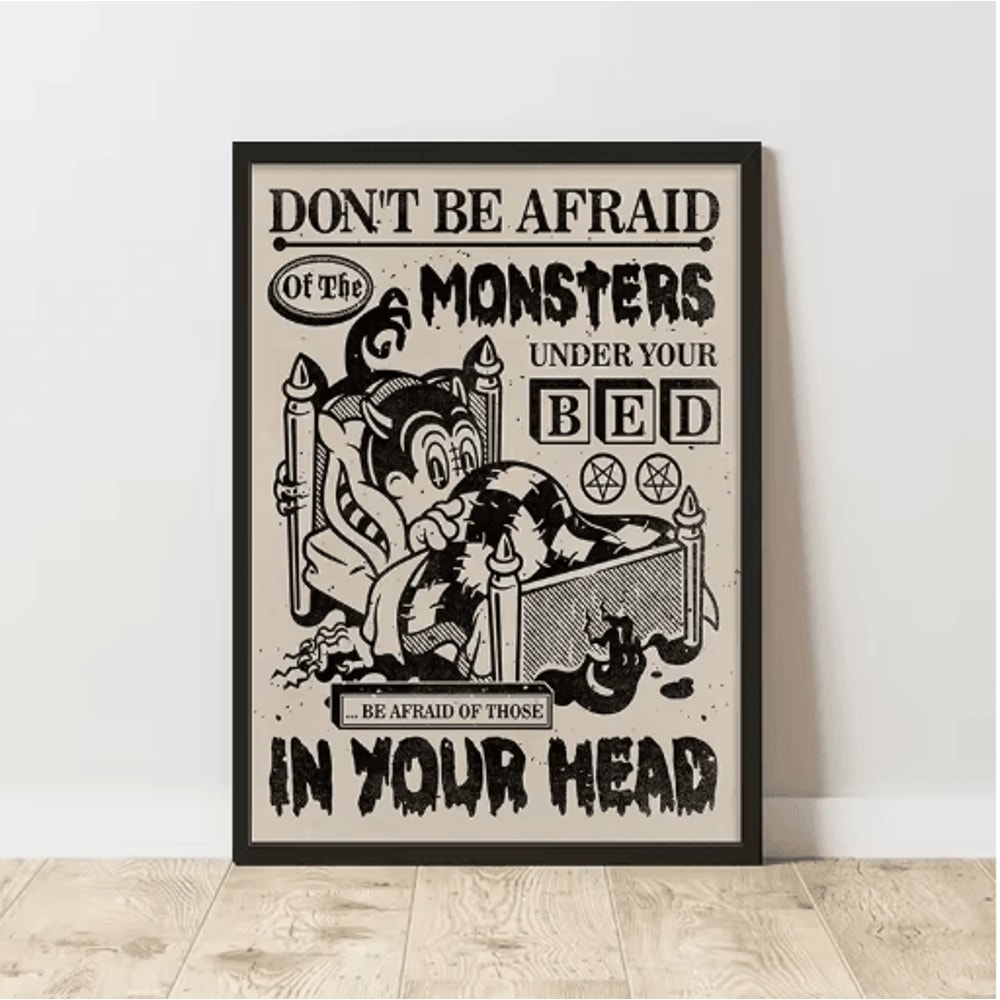 Retro Abstract Canvas Poster Frameless Modern Wall Art Decor Print 28