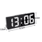 Voice Control LED Digital Alarm Clock Smart Bedside Clock With Temperature Snooze 9