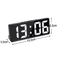Voice Control LED Digital Alarm Clock Smart Bedside Clock With Temperature Snooze 9
