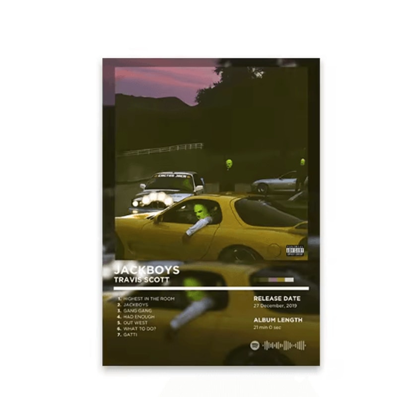 Retro Album Cover Canvas Poster Music Wall Art Decor For Home Gifts 16