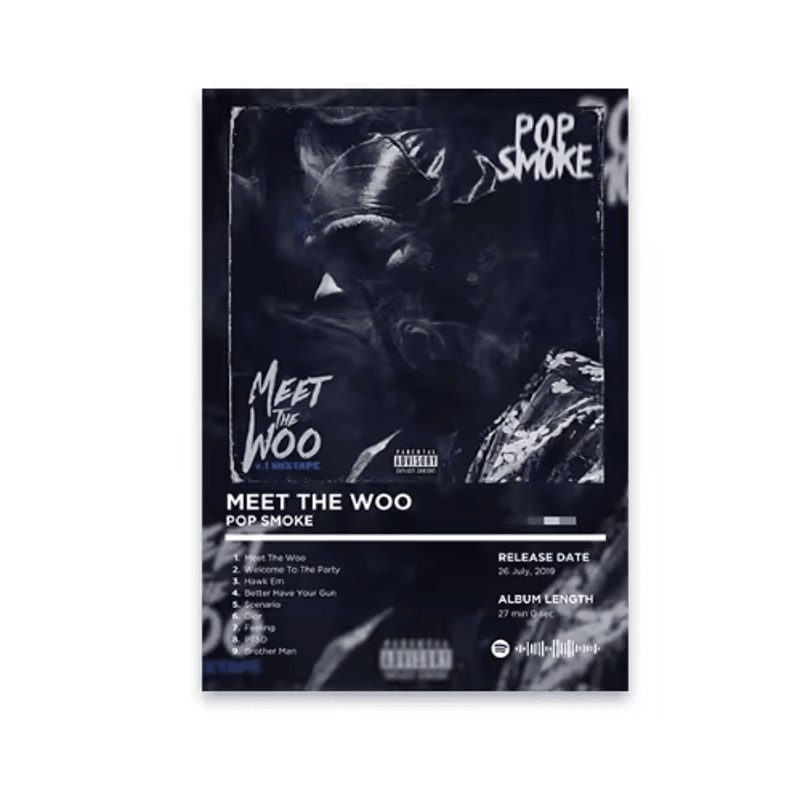 Retro Album Cover Canvas Poster Music Wall Art Decor For Home Gifts 19