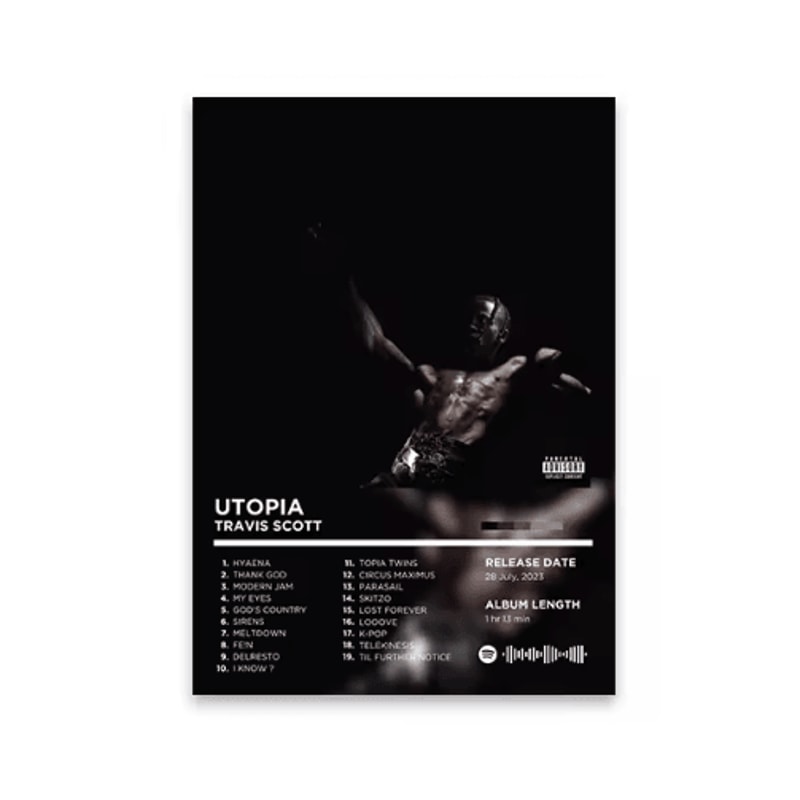 Retro Album Cover Canvas Poster Music Wall Art Decor For Home Gifts 7