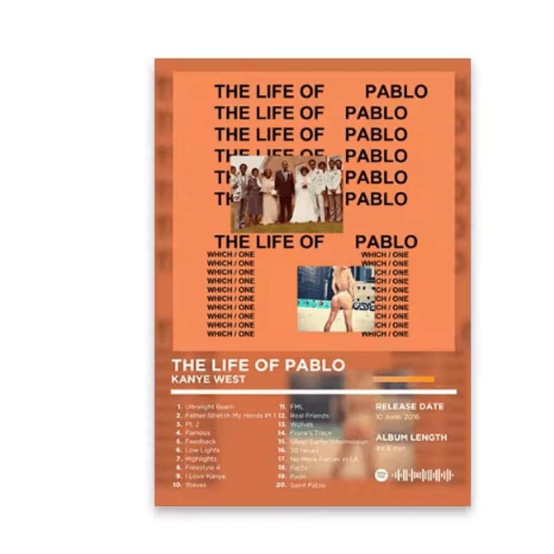 Retro Album Cover Canvas Poster Music Wall Art Decor For Home Gifts 8