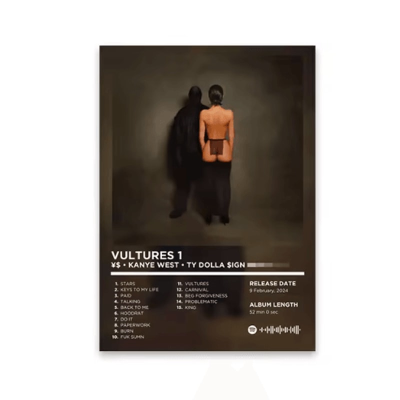 Retro Album Cover Canvas Poster Music Wall Art Decor For Home Gifts 9