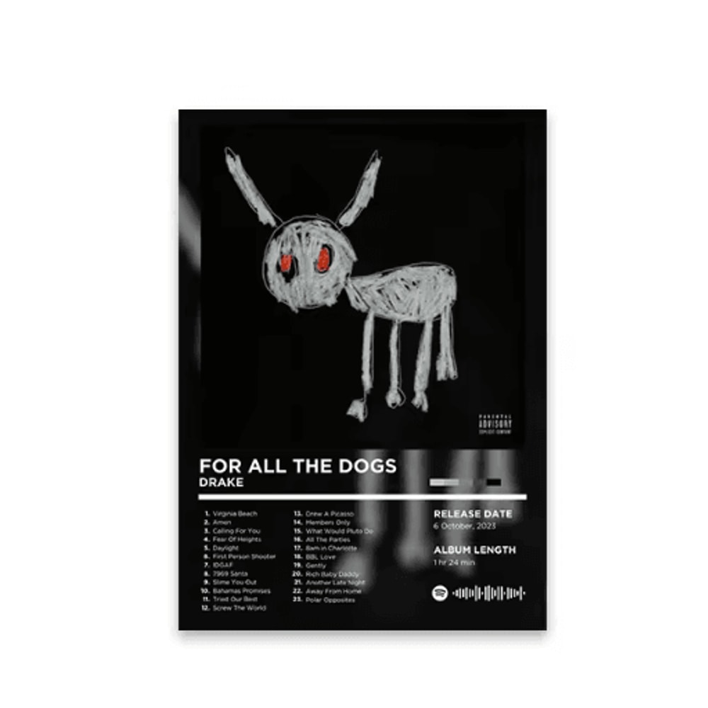 Retro Album Cover Canvas Poster Music Wall Art Decor For Home Gifts 23