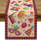 Purim Festive Table Runner Colorful Jewish Holiday Dining Decor 5