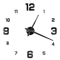 Modern 3D DIY Wall Clock Large Acrylic Mirror Decorative Quartz Clock 13