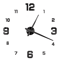 Modern 3D DIY Wall Clock Large Acrylic Mirror Decorative Quartz Clock 13
