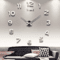 Modern 3D DIY Wall Clock Large Acrylic Mirror Decorative Quartz Clock 0