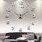 Modern 3D DIY Wall Clock Large Acrylic Mirror Decorative Quartz Clock 0