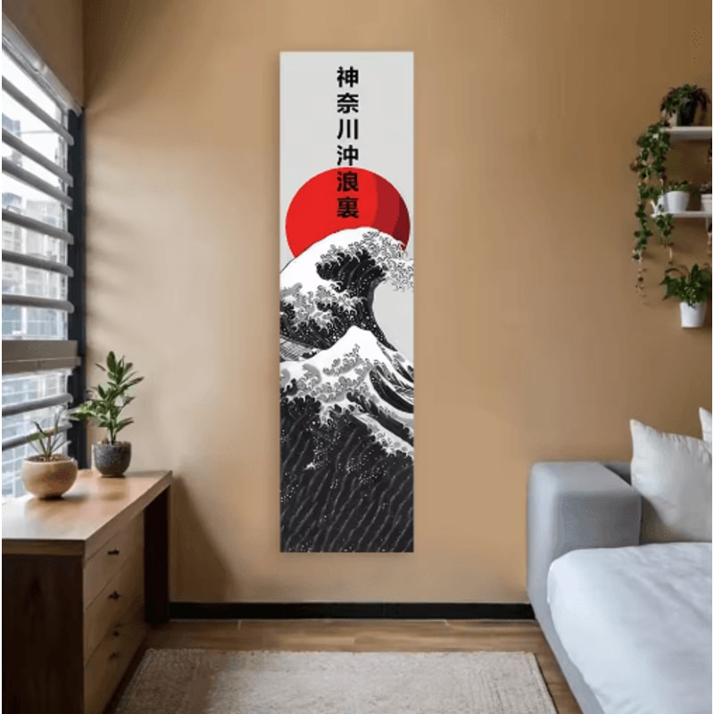 Great Wave Japanese Wave Tapestry Wall Hanging Decor 3