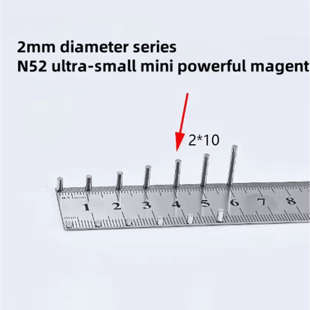 N52 Mini Round Neodymium Magnets Ultra Strong Small Refrigerator Magnets 10pcs Set 3